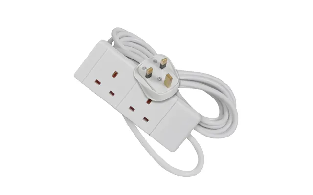 Mercury 2 Gang Mains Extension Leads - 2 Metre