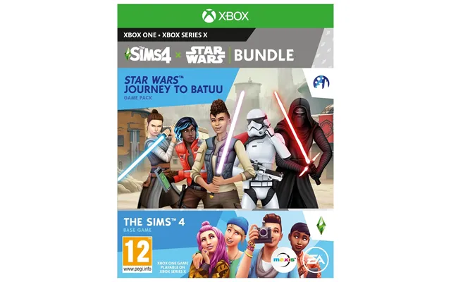 Microsoft Xbox One Sims 4 Plus Star Wars Journey To Batuu Bundle Game