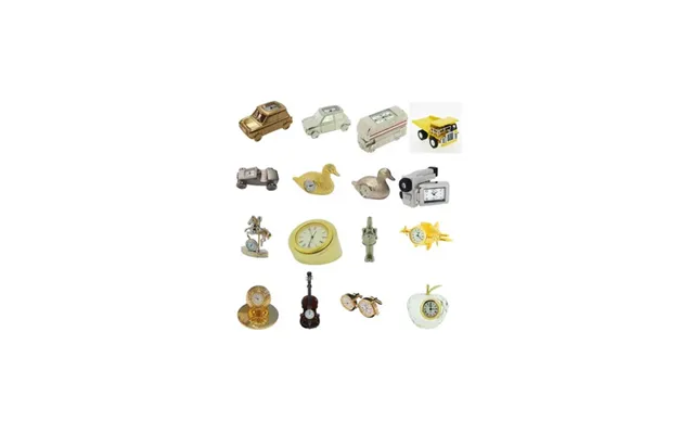 Miniature Clock 12 Mix - Clearance Needs Re-battery