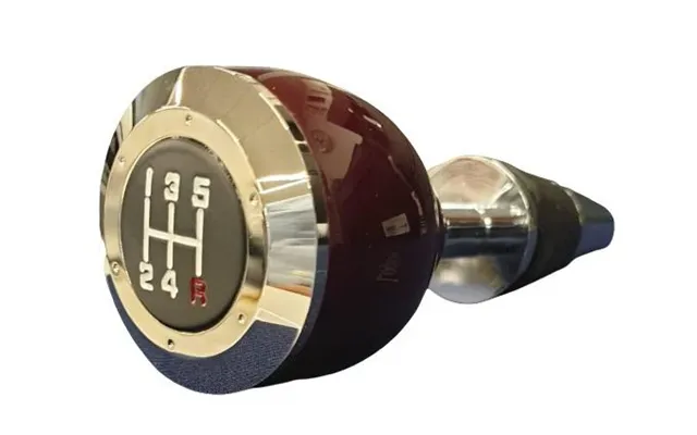 Miniature Gear Stick Paper Weight Gift Set Solid Brown Wood Imp437rw