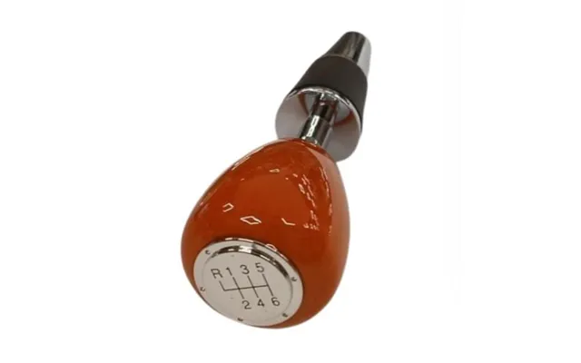 Miniature Gear Stick Paper Weight Gift Set Solid Light Brown Wood Imp438cw