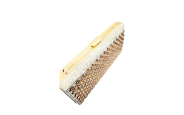 Mirrored Box Crystal Clutch Bag