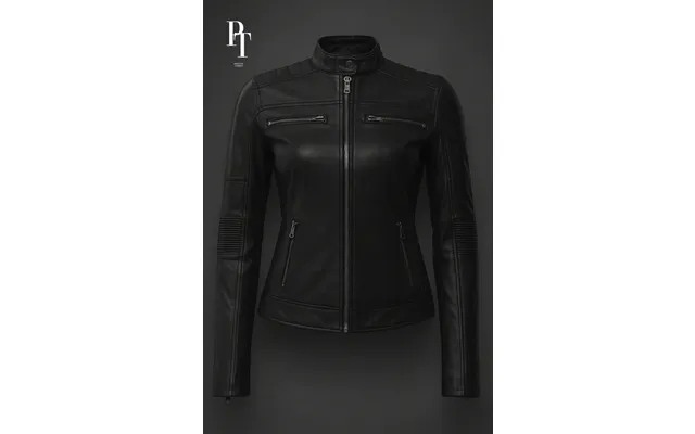 Motorcycle Leather Jacket For Women - M