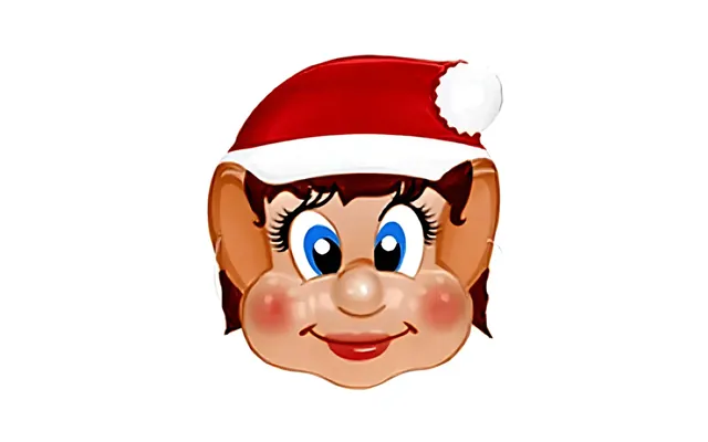 Mrs Elf Christmas Face Mask