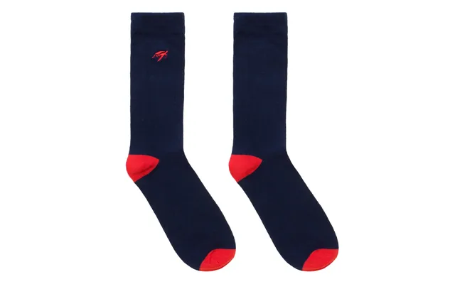 Mullins Bay Children's Bamboo Socks - Navy Red