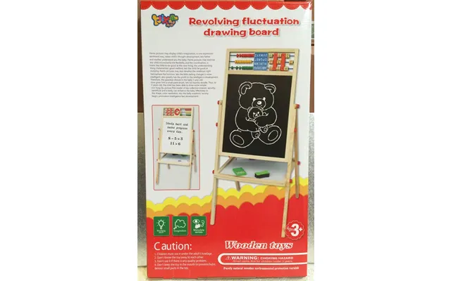 Multifunctional Standing Easel - 2-in-1 Dry Erase And Chalkboard