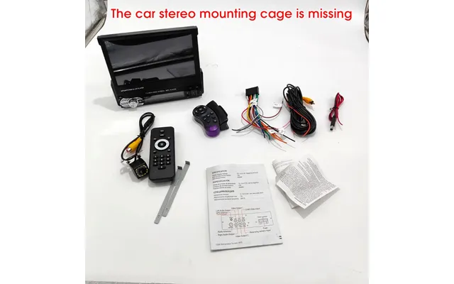 Multimedia Car Stereo 7'' 24bit Dac - High-speed Usb2.0 Touch Screen Wav Support