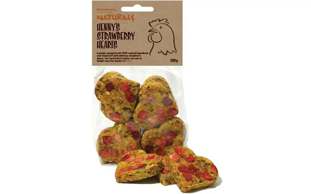 Naturals Strawberry Hearts 120g
