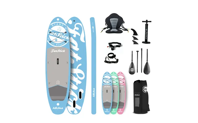 New 2026 Airstick 10'6 Inflatable Stand Up Paddle Board Sup Package - Blue