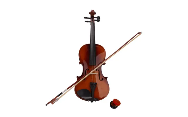 New 4 4 Acoustic Violin Case Bow Rosin Natural