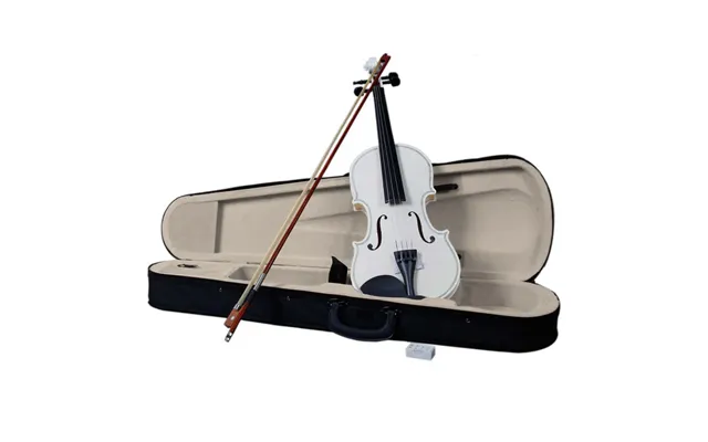 New 4 4 Acoustic Violin Case Bow Rosin White