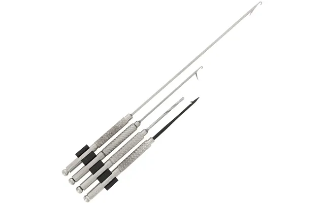 Ngt 4pc Stainless Tool Set - Pva Long, Pva Short, Baiting Needle And Drill