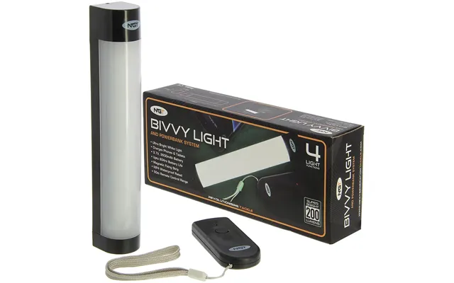Ngt Bivvy Light Large - Usb Rechargable 2600mah Light With Remote