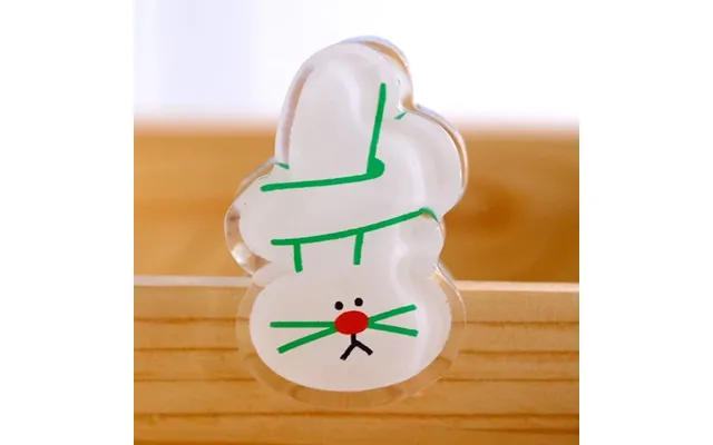 Ninigogo Curly-eared Bunny Acrylic Binder Clip
