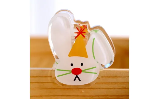 Ninigogo Hat Bunny Acrylic Binder Clip