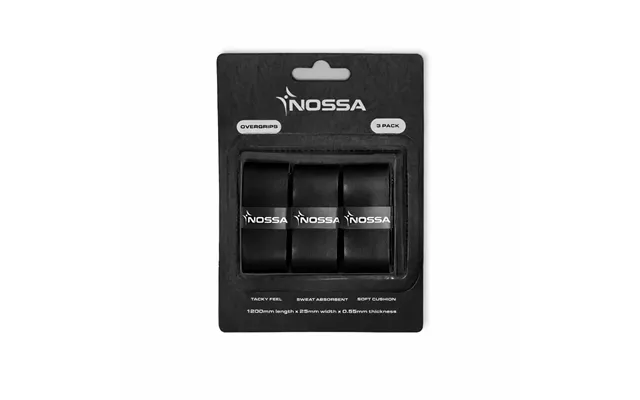Nossa Padel Overgrips 3-pack - Black