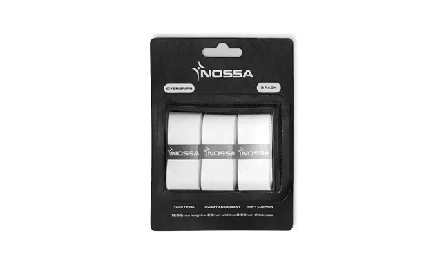 Nossa Padel Overgrips 3-pack - White