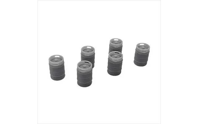 O Scale Ready To Paint Beer Keg 10 Pack - 6