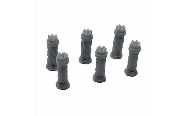 O Scale Ready To Paint Chimney Pot - Tudor-style