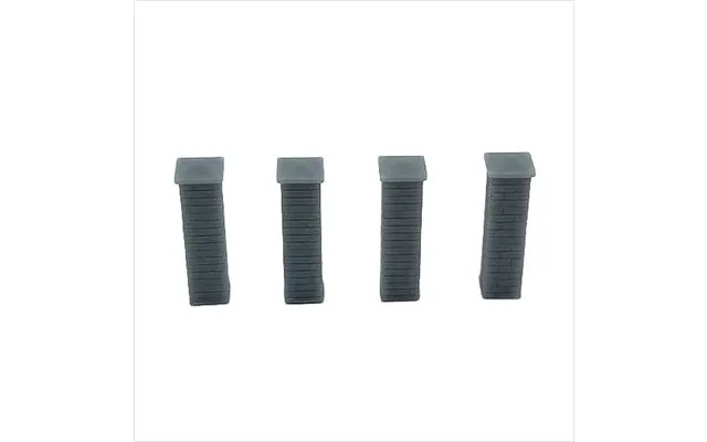 Oo Scale Ready To Paint Brick Wall Pier With Pyramid-style Caps 4 Pack