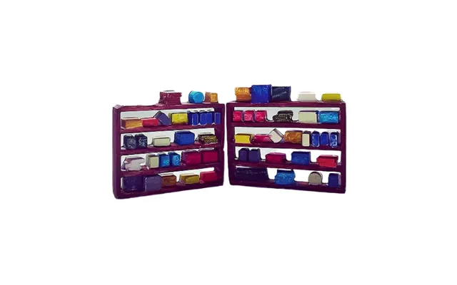 Oo Scale Ready To Paint Packed Shelf - Style 1 2 Pack