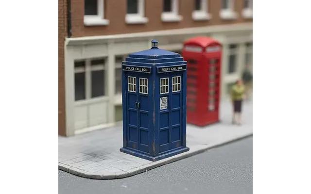 Oo Scale Ready To Paint Police Box 1 Pack