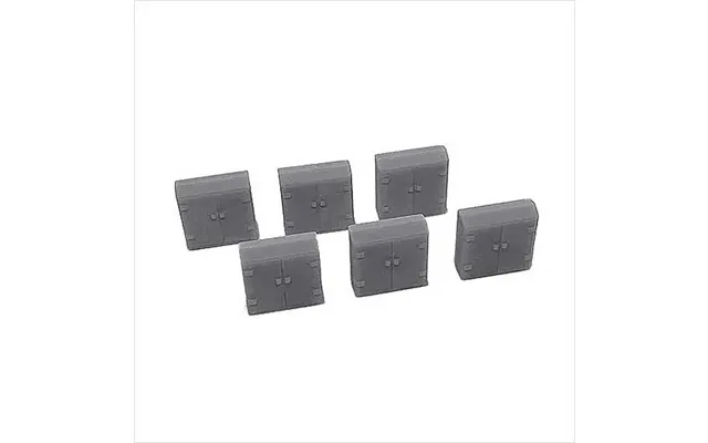 Oo Scale Ready To Paint Street Utility Cabinet 6 Pack - 6