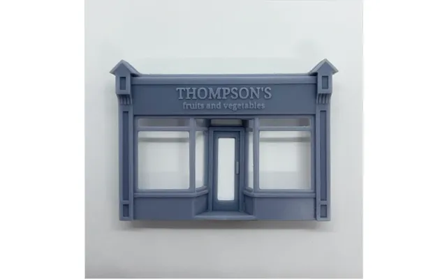 Oo Scale Ready To Paint Victorian Shopfront - Style 5