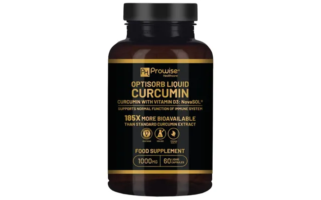 Optisorb Liquid Curcumin Vitamin D - 60 Liqcaps product image