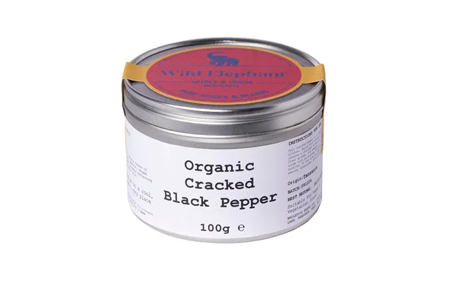 Organic Cracked Black Pepper - Wild Elephant