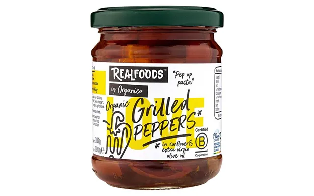 Organic Grilled Peppers In Oil - 190g