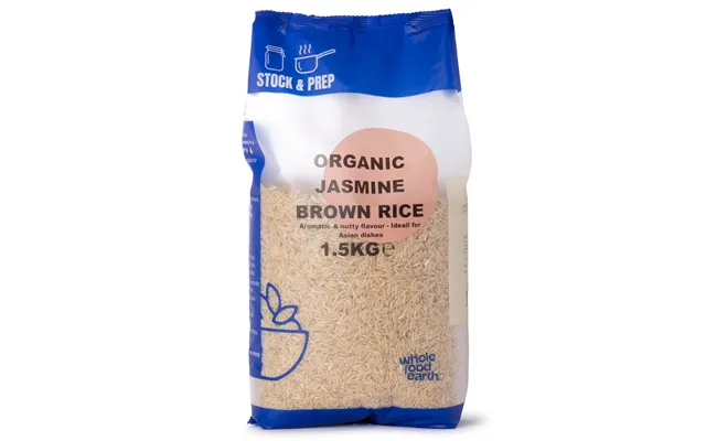 Organic Jasmine Brown Rice - Stock & Prep