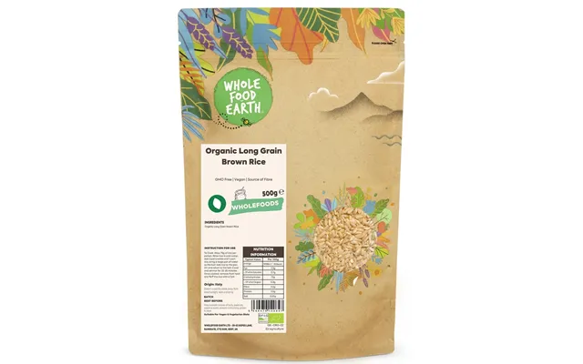 Organic Long Grain Brown Rice - 3kg