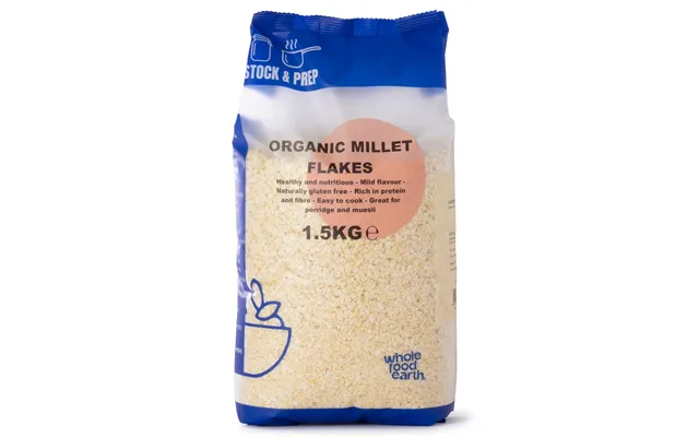 Organic Millet Flakes - Stock & Prep