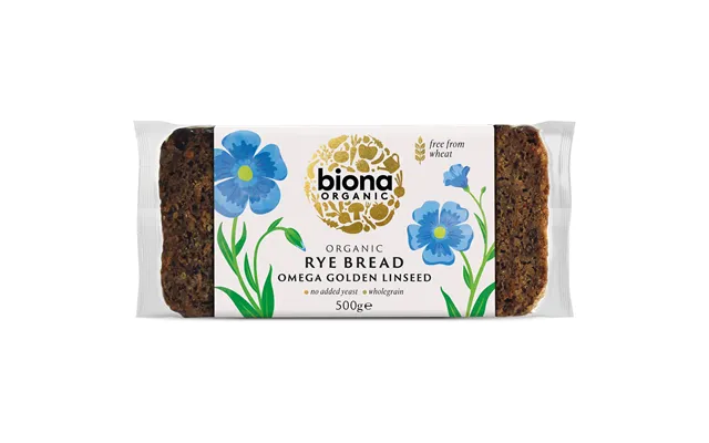 Organic Rye Bread - Omega Golden Linseed