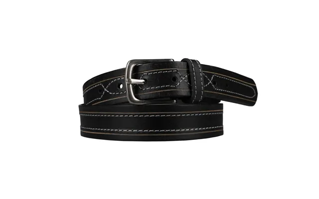 Outback 1.25 Wide Contrast Stitch Full Grain Leather Belt - Xl