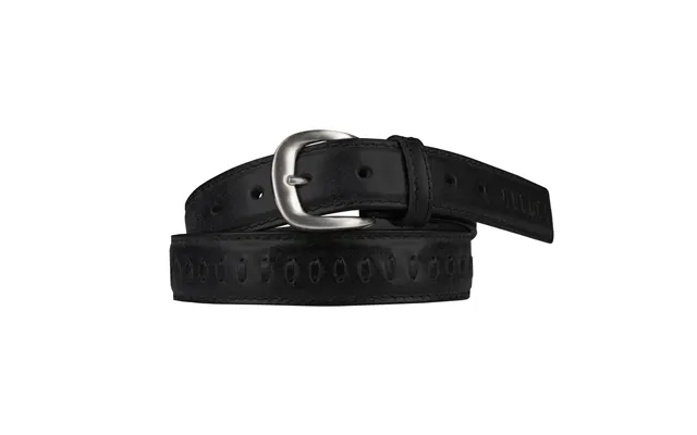 Outback 1.25 Wide Straight Stitch Full Grain Leather Belt - L