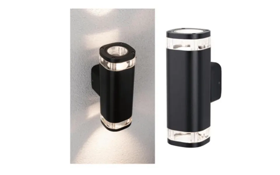 Outdoor 230v Colum Seawater Resistant Exterior Wall Light - Dual Light Output