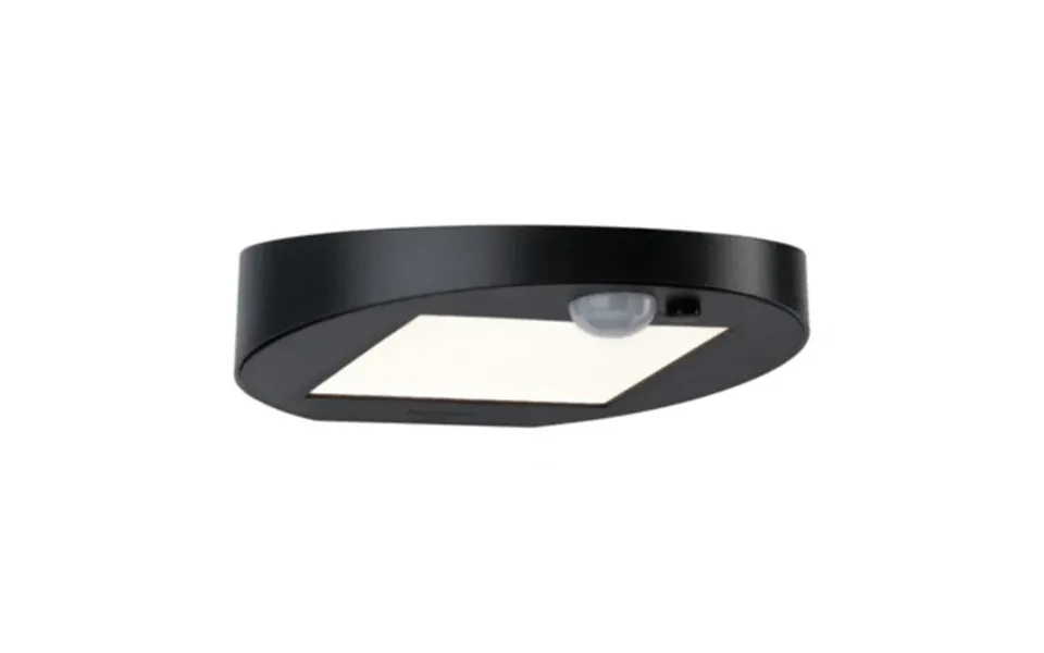 Outdoor Solar Wall Luminaire Ryse Ip44 3000k 145lm Motion Sensor - Anthracite