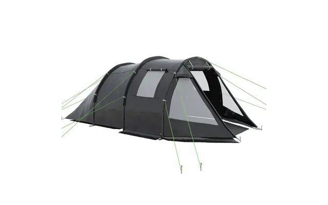 Outsunny 3-4 Person Tunnel Tent - 2 Room Camping Tent W Windows product image