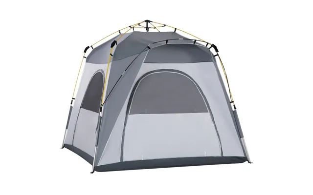 Outsunny 4-person Pop Up Tent, Green - Easy Set Up, Durable Shell, Spacious Camping Shelter product image