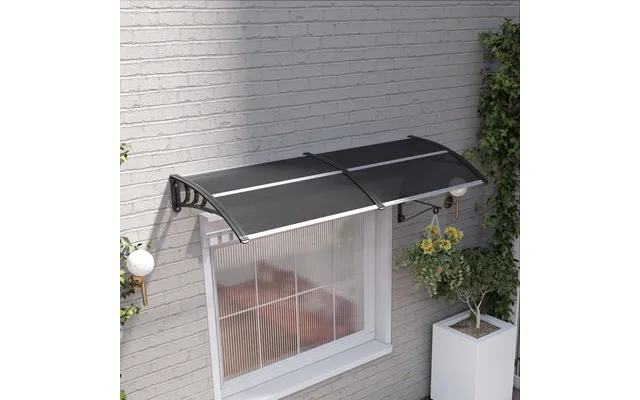 Outsunny Door Canopy Awning Outdoor Window Rain Shelter For Door 196 X 75cm