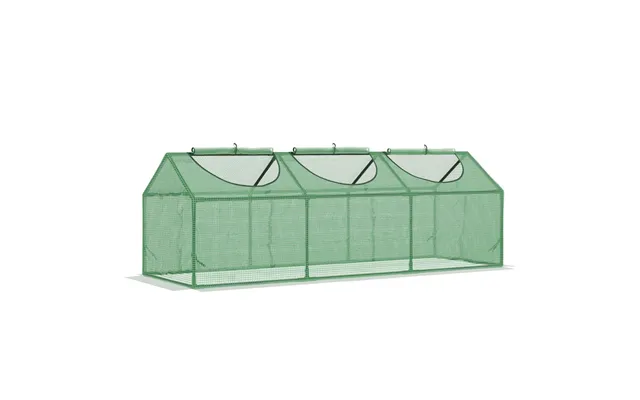 Outsunny Mini Greenhouse Small Plant Grow House W 3 Windows For Outdoor product image
