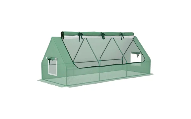 Outsunny Portable Small Polytunnel With Mesh Windows - 240x90x90cm product image