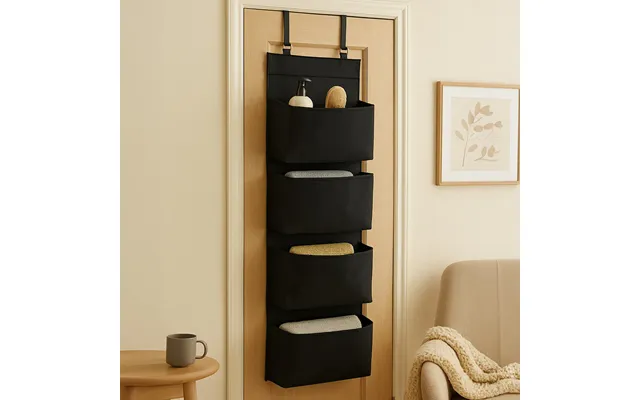 Over Door Black Hanging Organiser Verti