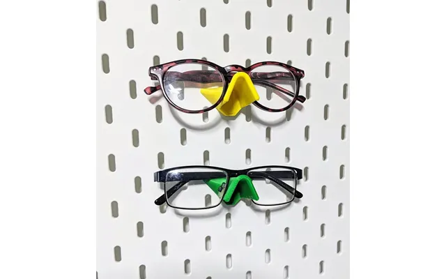 Pack Of 2 Ikea Skadis Compatible Glasses Peg Board Holder. Fit All Sizes - Gold