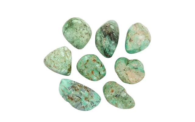 Pale Green Variscite Polished Tumblestone Collectible Gemstones