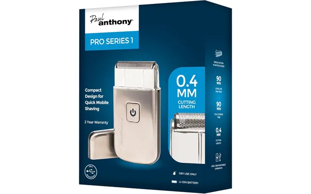 Paul Anthony 'pro Series 1' Mens Usb Lithium Mobile Foil Shaver product image