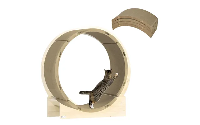 Pawhut 4pcs Cat Scratch Pad Reversible - Replacement For Cat Treadmill