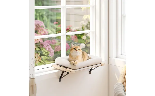 Pawhut Cat Radiator Bed - Adjustable Hanging Cat Hammock With Cushion